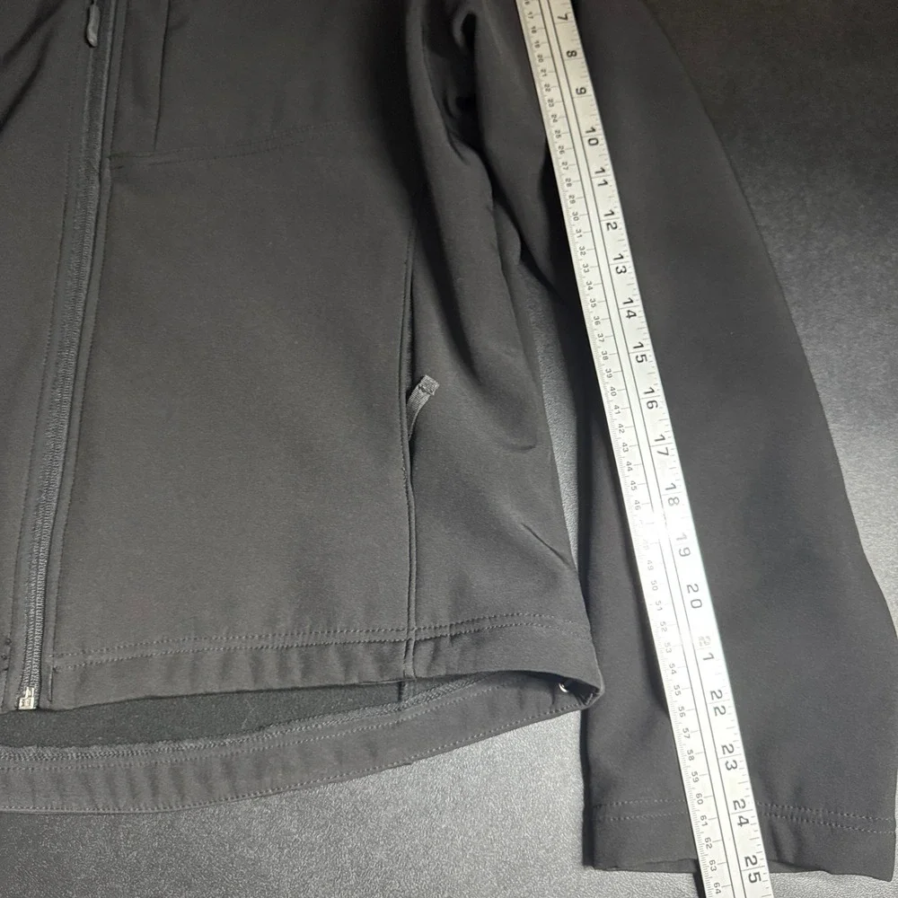 Lyft Softshell Jacket Black Full Zip Fleece‎ Lined Mens XL - Picture 4 of 6